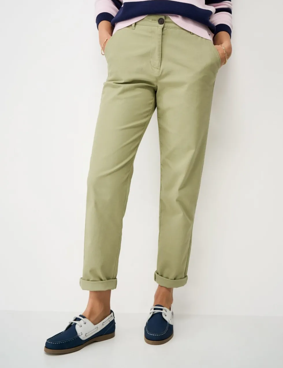 Cotton Rich Straight Leg Chinos