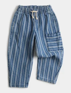 Cotton Rich Stripe Denim Jeans (2-8 Yrs)