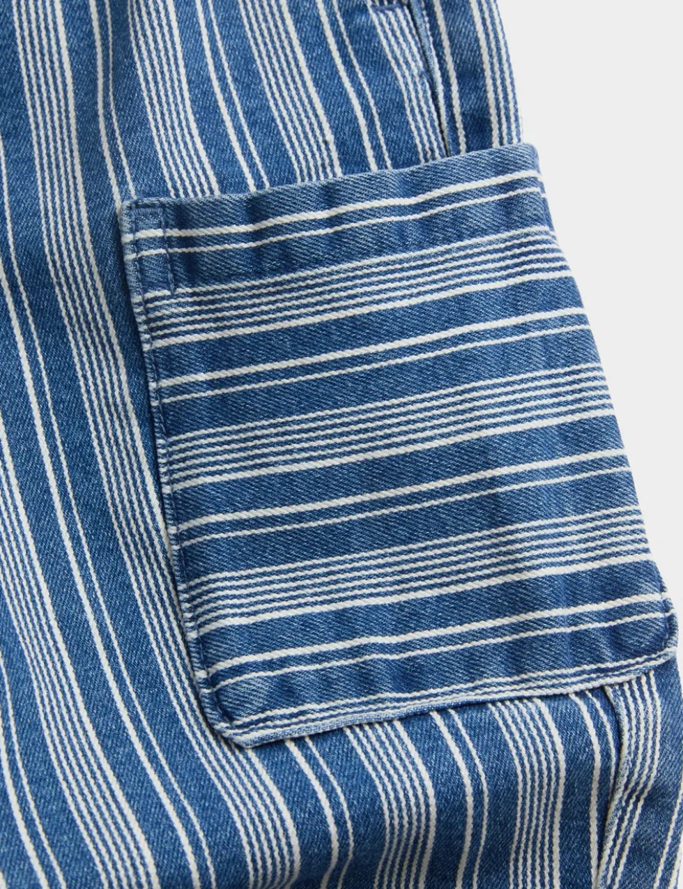 Cotton Rich Stripe Denim Jeans (2-8 Yrs)