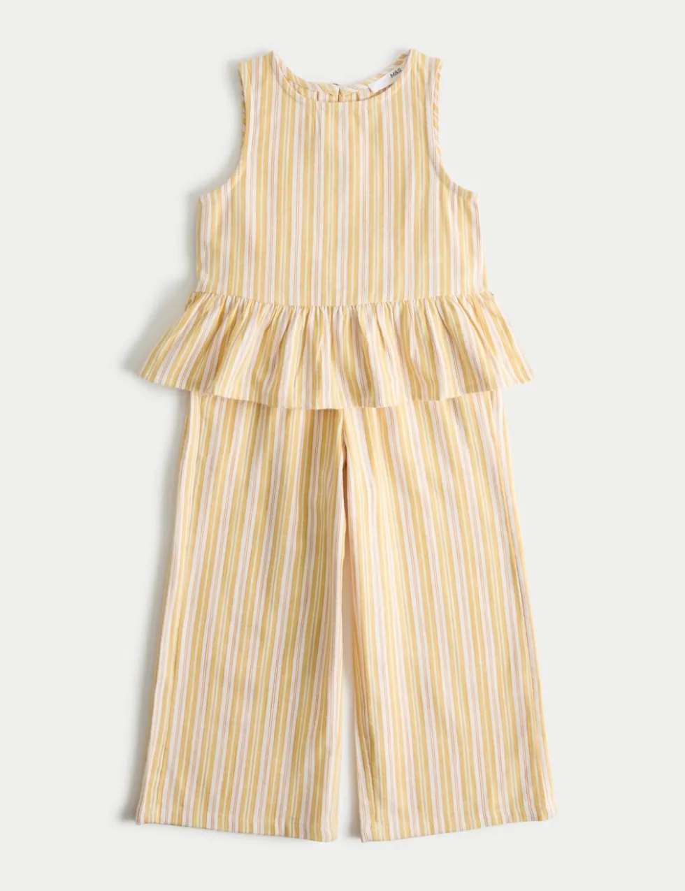 Cotton Rich Stripe Trouser Set (2-10 Yrs)