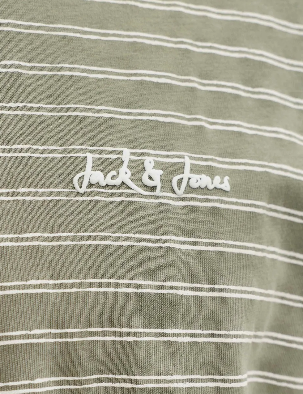 Cotton Rich Striped Crew Neck T-Shirt