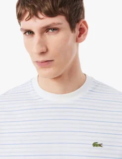 Cotton Rich Striped Crew Neck T-Shirt