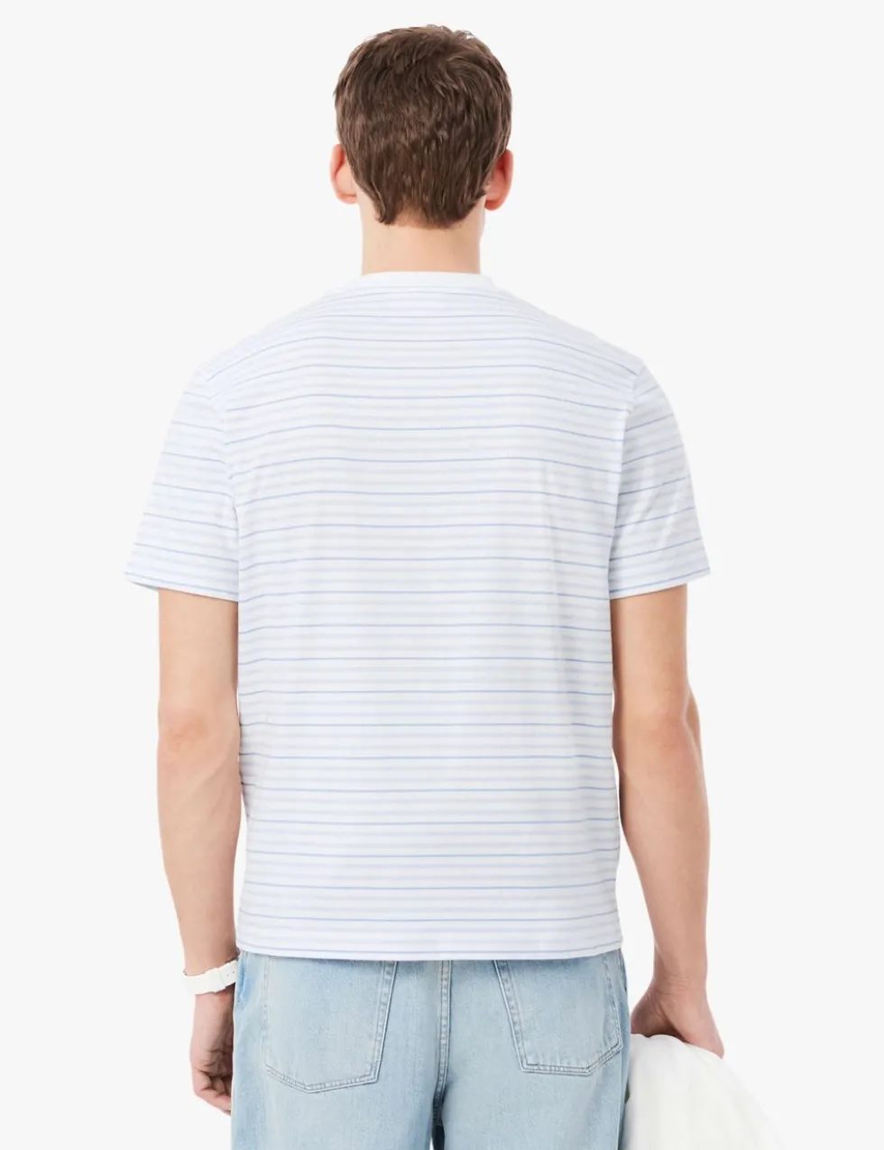 Cotton Rich Striped Crew Neck T-Shirt