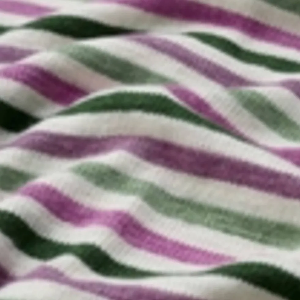 Cotton Rich Striped Jumper With Linen
