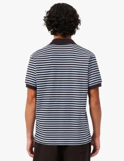 Cotton Rich Striped Polo Shirt