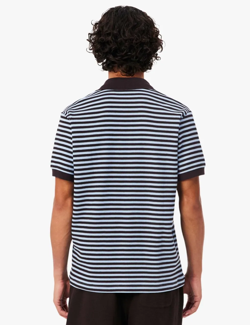 Cotton Rich Striped Polo Shirt