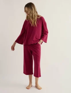 Cotton Rich Striped Pyjama Set