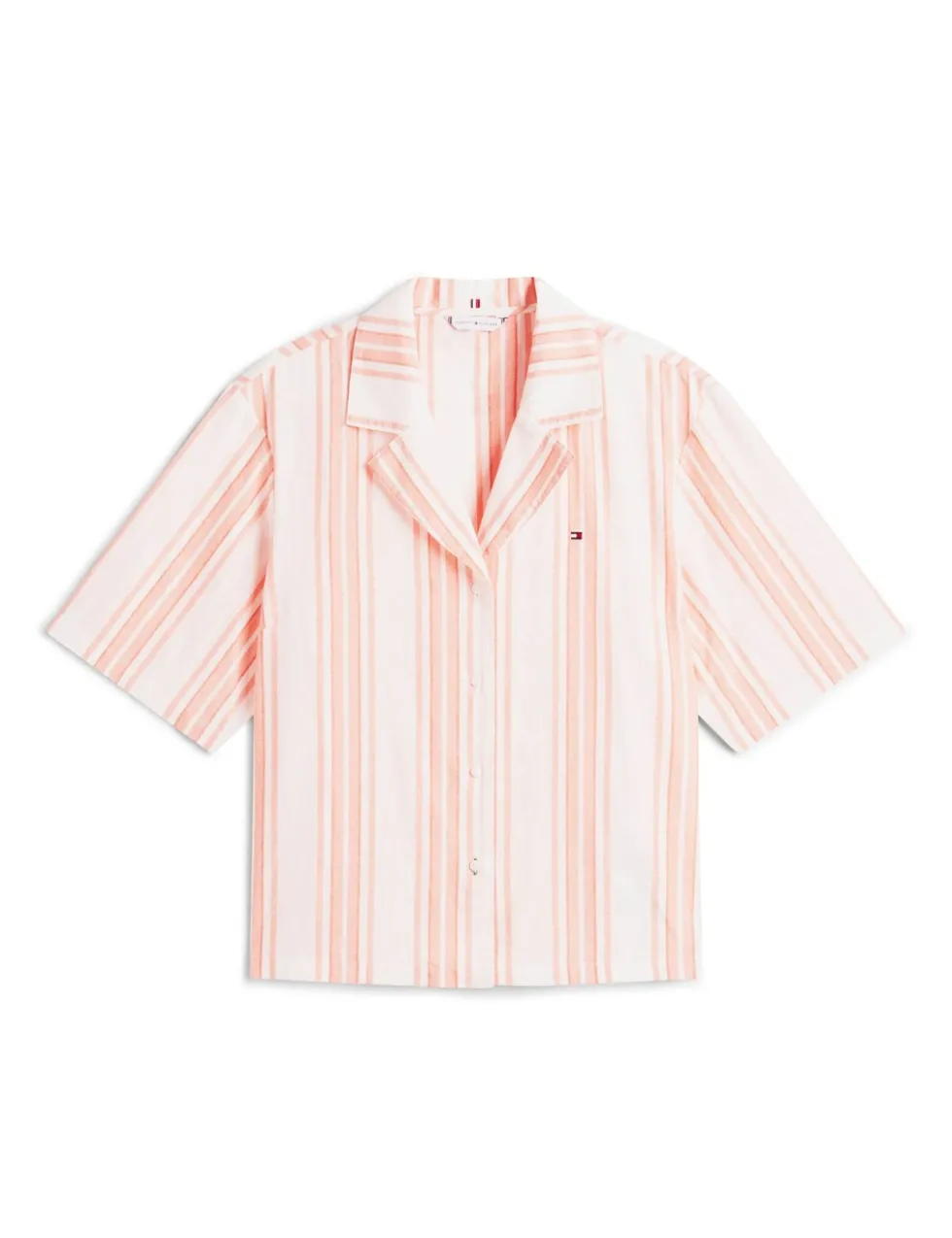Cotton Rich Striped Pyjama Set with Linen