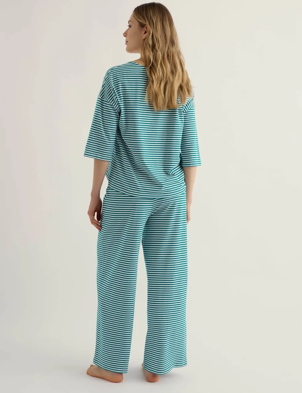 Cotton Rich Striped Pyjama Set