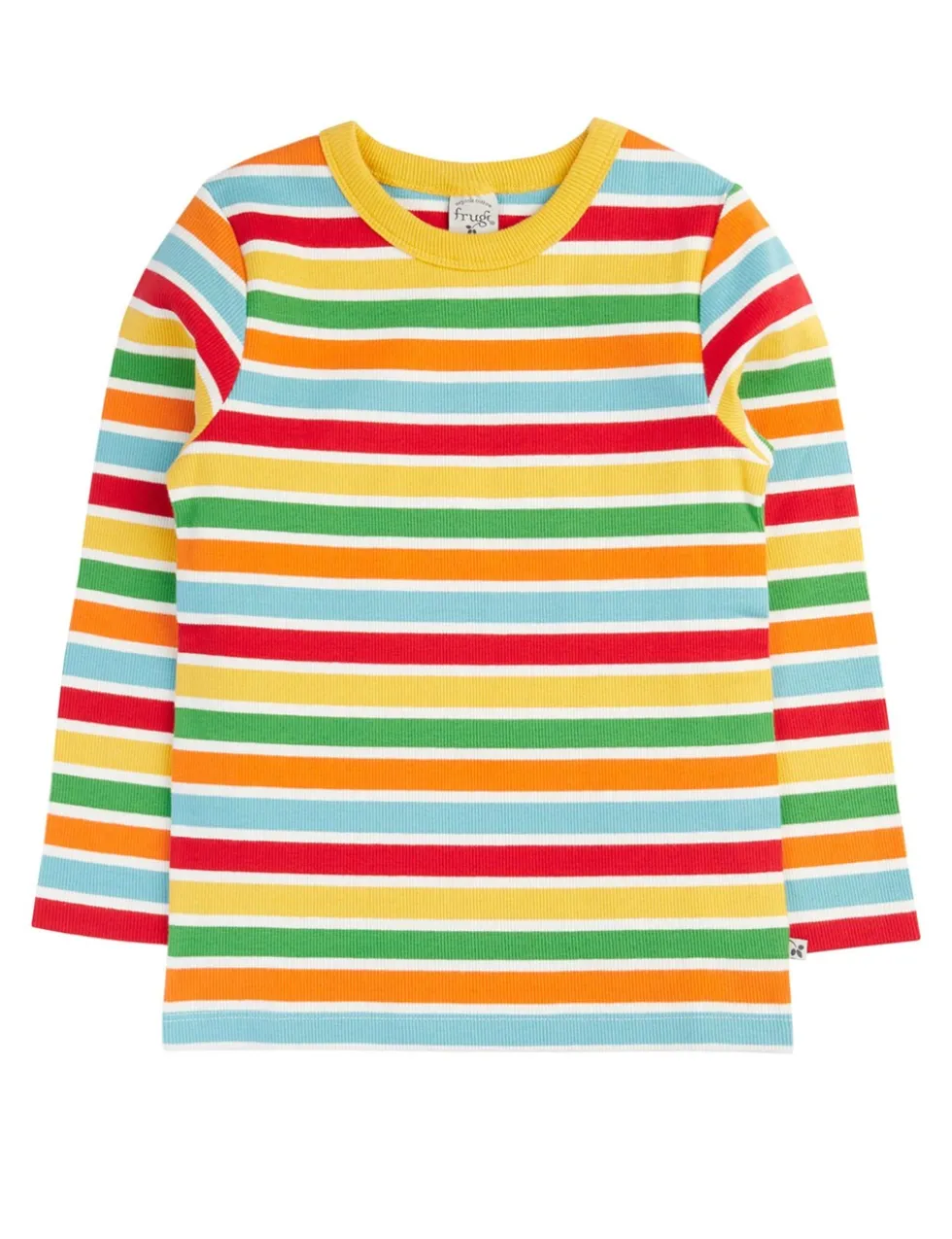 Cotton Rich Striped Ribbed Top (1-10 Yrs)