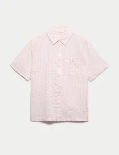 Cotton Rich Striped Shirt (6-16 Yrs)
