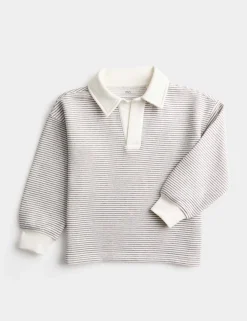 Cotton Rich Striped Sweatshirt (2-8 Yrs)