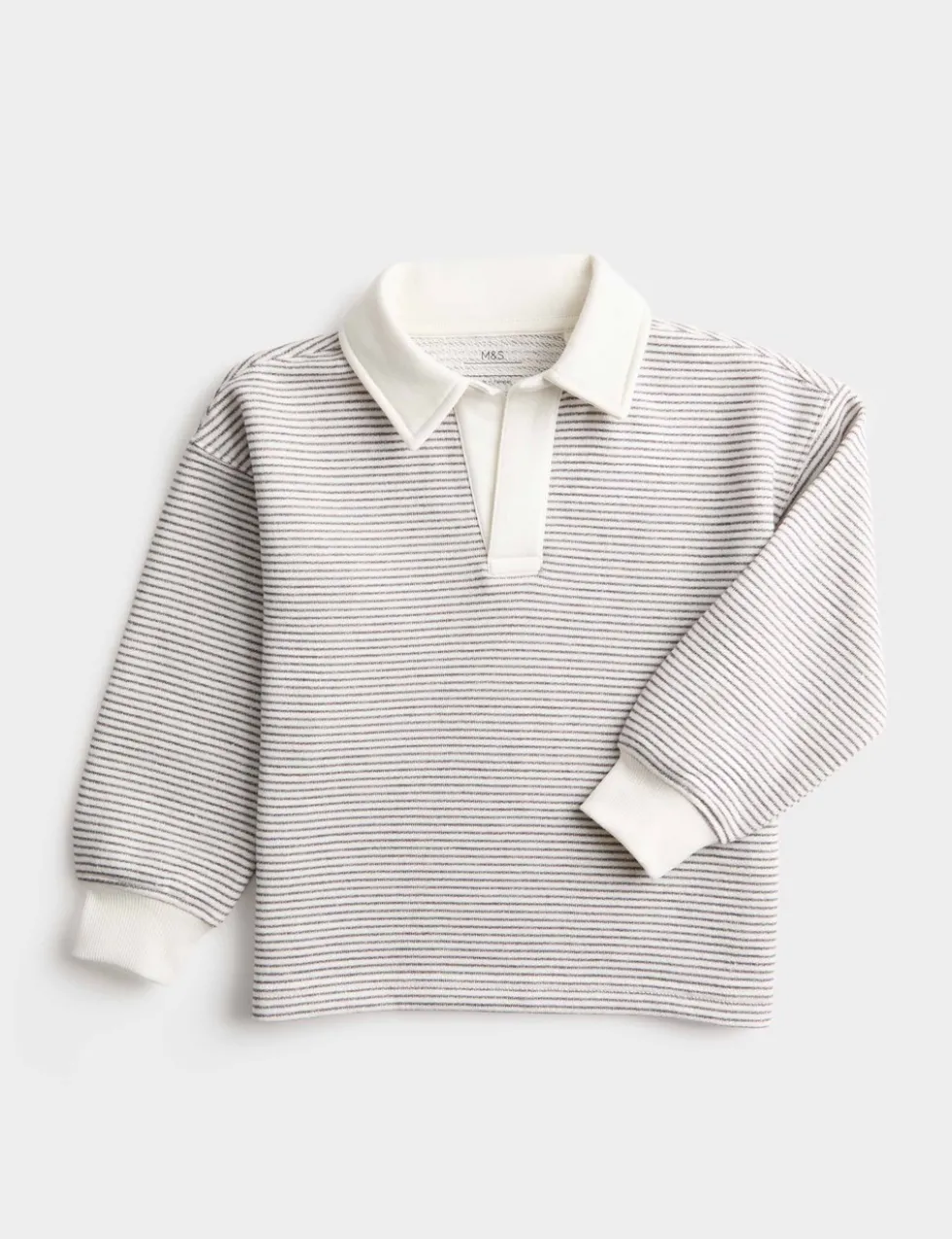 Cotton Rich Striped Sweatshirt (2-8 Yrs)