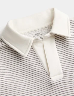 Cotton Rich Striped Sweatshirt (2-8 Yrs)