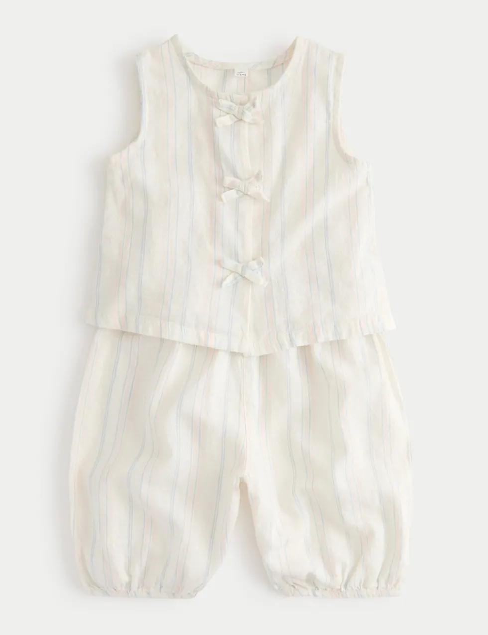Cotton Rich Striped Top & Bottom Outfit (0-5 Yrs)