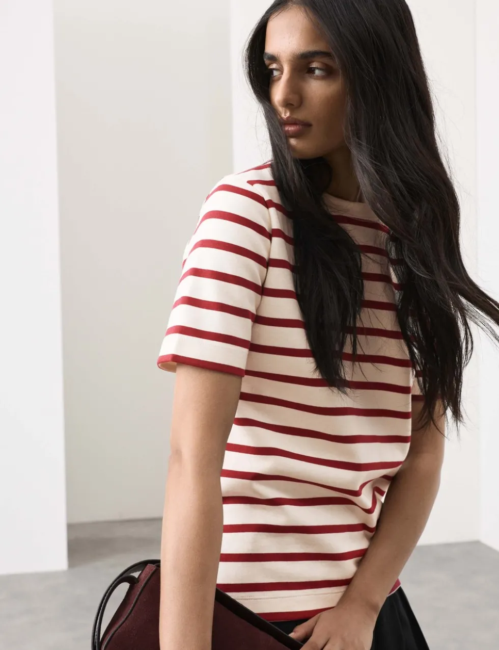Cotton Rich Striped T-Shirt