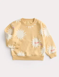 Cotton Rich Sun Print Sweatshirt (2-8 Yrs)