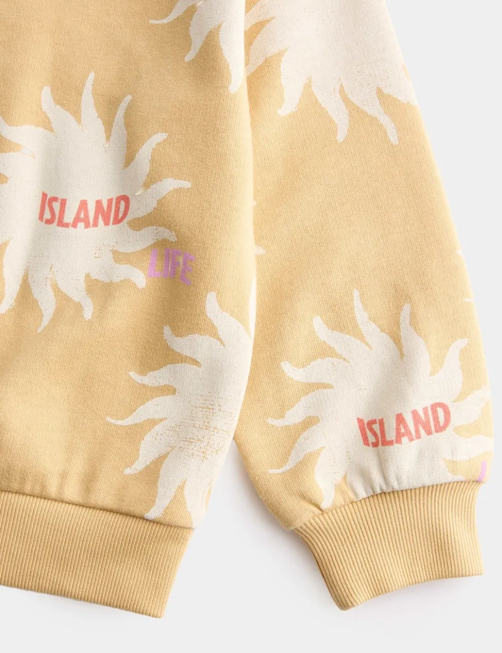 Cotton Rich Sun Print Sweatshirt (2-8 Yrs)