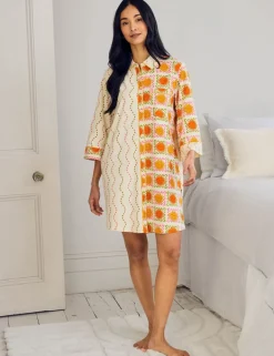 Cotton Rich Sunshine Tile Print Nightshirt