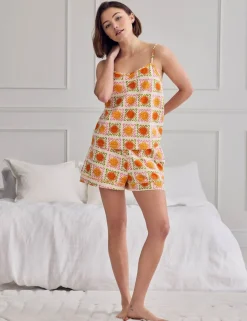 Cotton Rich Sunshine Tile Print Cami Short Pyjama Set