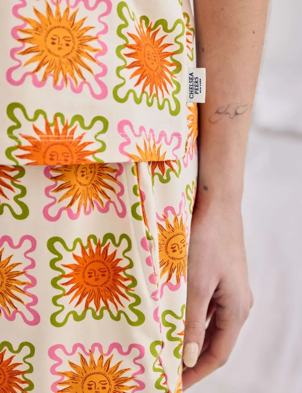 Cotton Rich Sunshine Tile Print Cami Short Pyjama Set