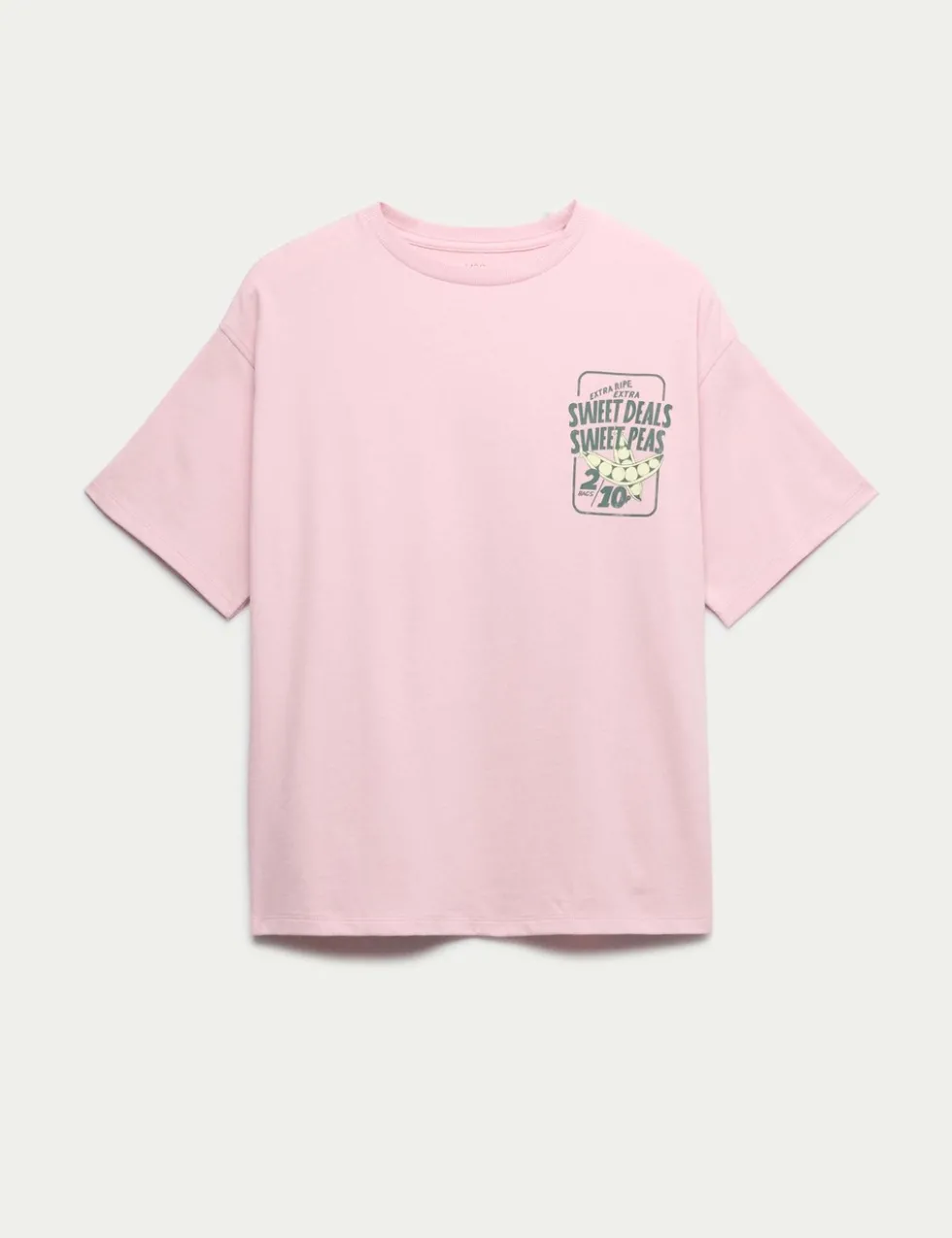 Cotton Rich Sweet Pea Graphic T-Shirt (6-16 Yrs)