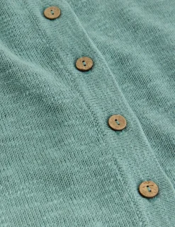 Cotton Rich Textured Cardigan