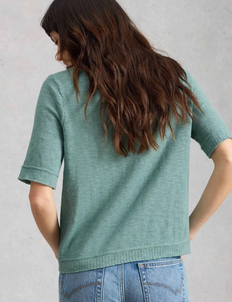Cotton Rich Textured Cardigan