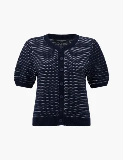 Cotton Rich Textured Cardigan