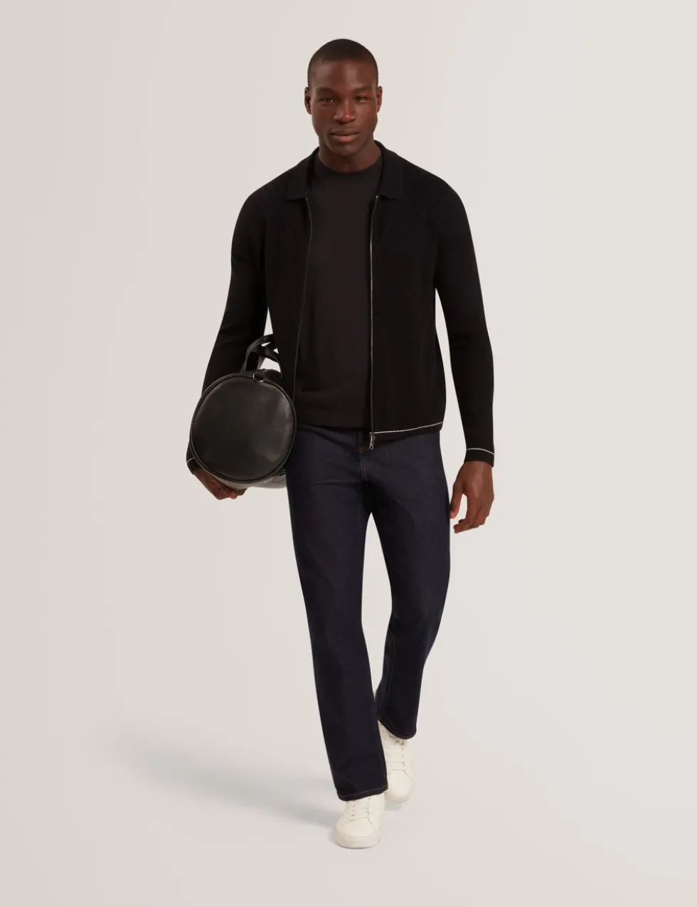 Cotton Rich Textured Knitted Jacket