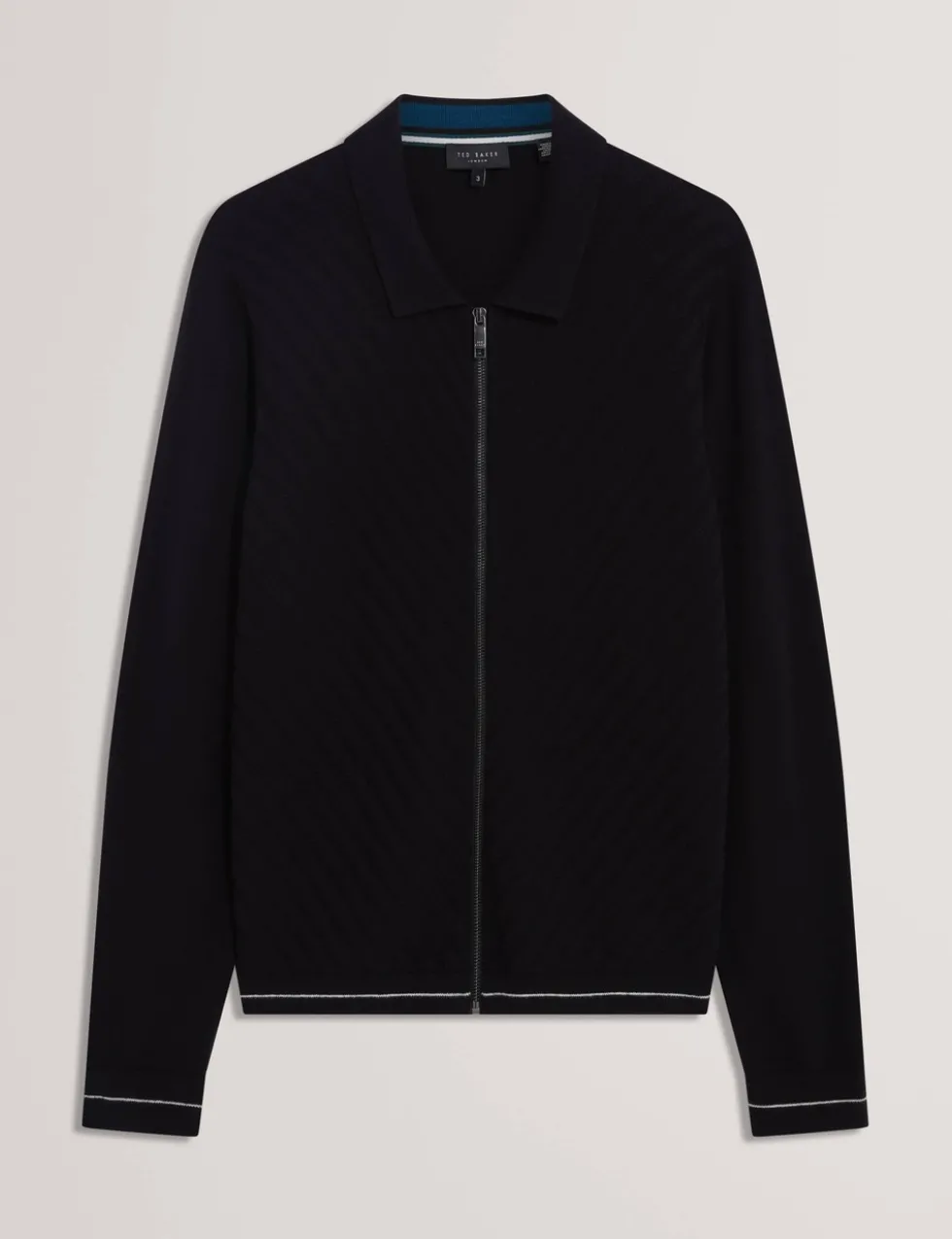 Cotton Rich Textured Knitted Jacket