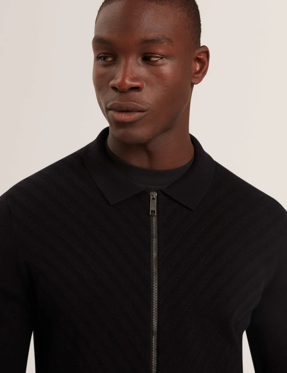 Cotton Rich Textured Knitted Jacket