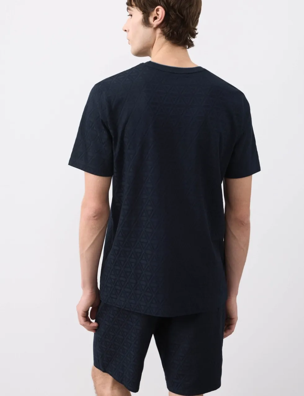 Cotton Rich Textured Loungewear Top