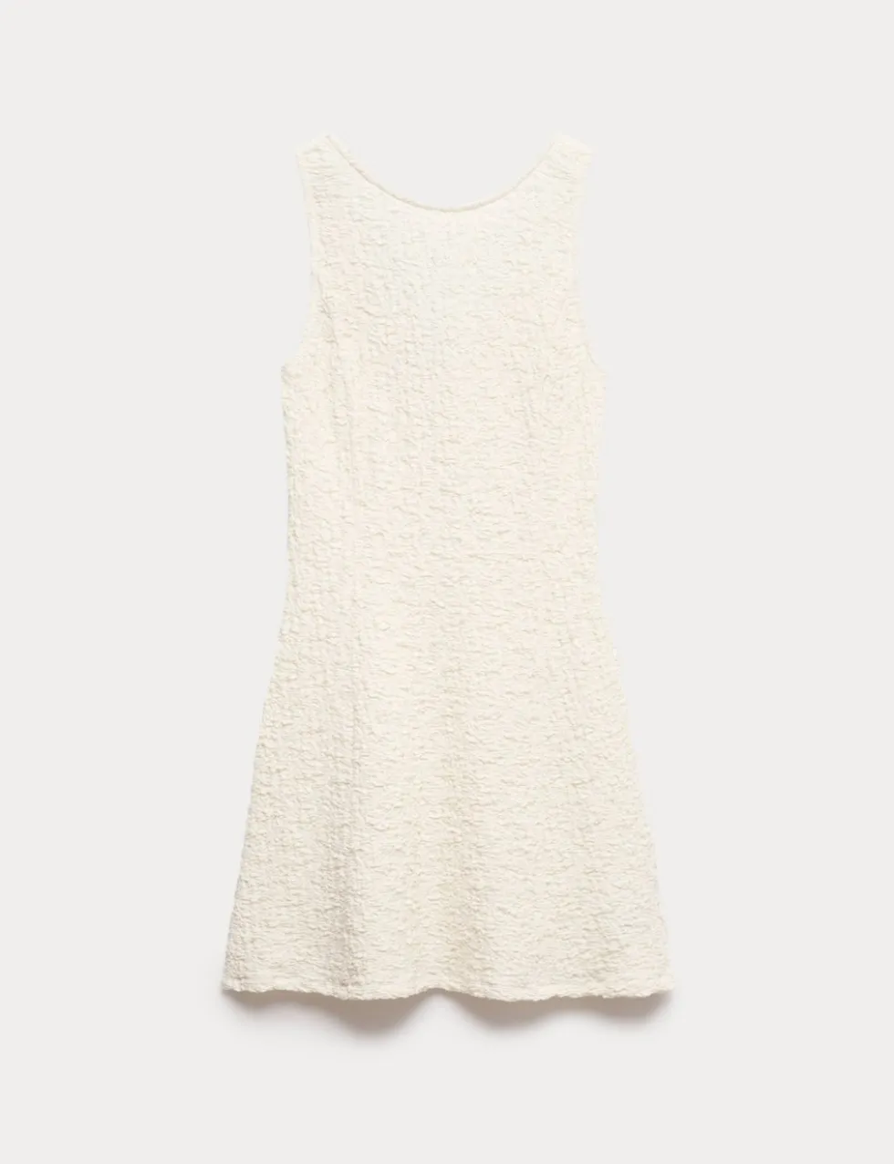 Cotton Rich Textured Mini Column Dress