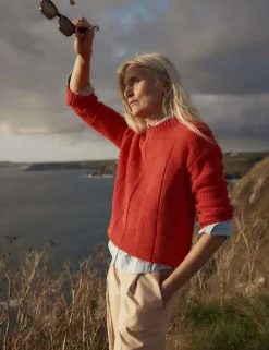 Cotton Rich Textured Relaxed Jumper