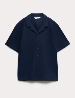 Cotton Rich Textured Shirt (6-16 Yrs)