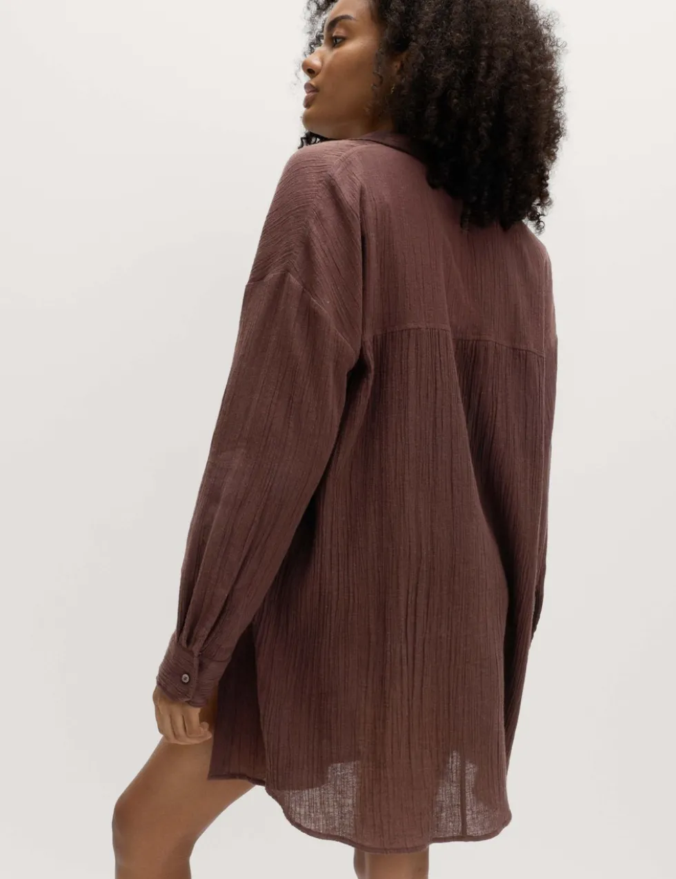 Cotton Rich Textured Shirt with Linen