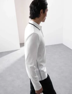 Cotton Rich Tipped Polo Shirt