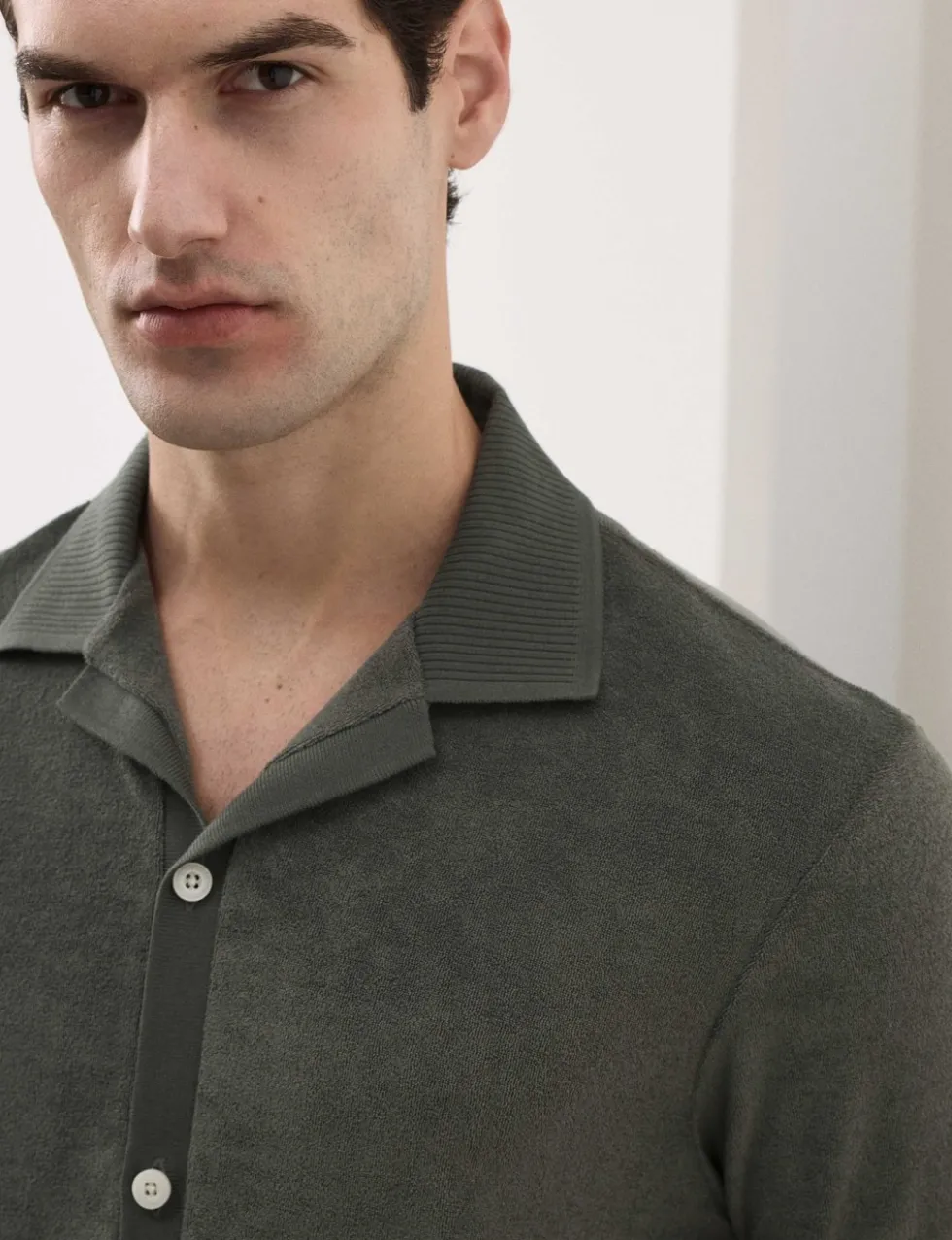 Cotton Rich Towelling shirt