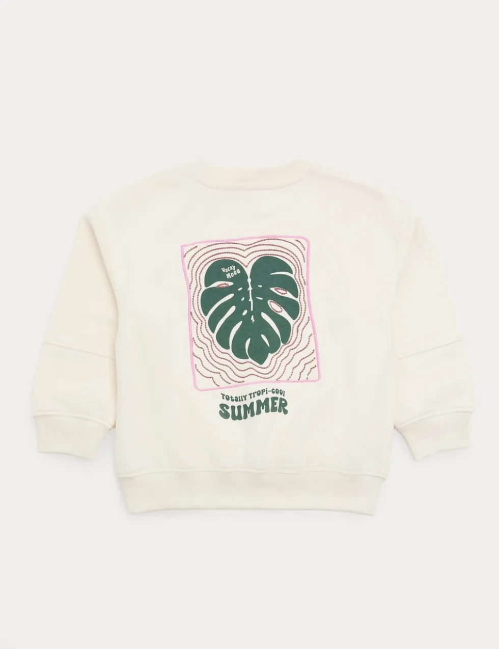 Cotton Rich Tropical Print Sweatshirt (2-8 Yrs)
