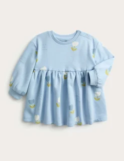 Cotton Rich Tulip Jersey Dress (0-6 Yrs)