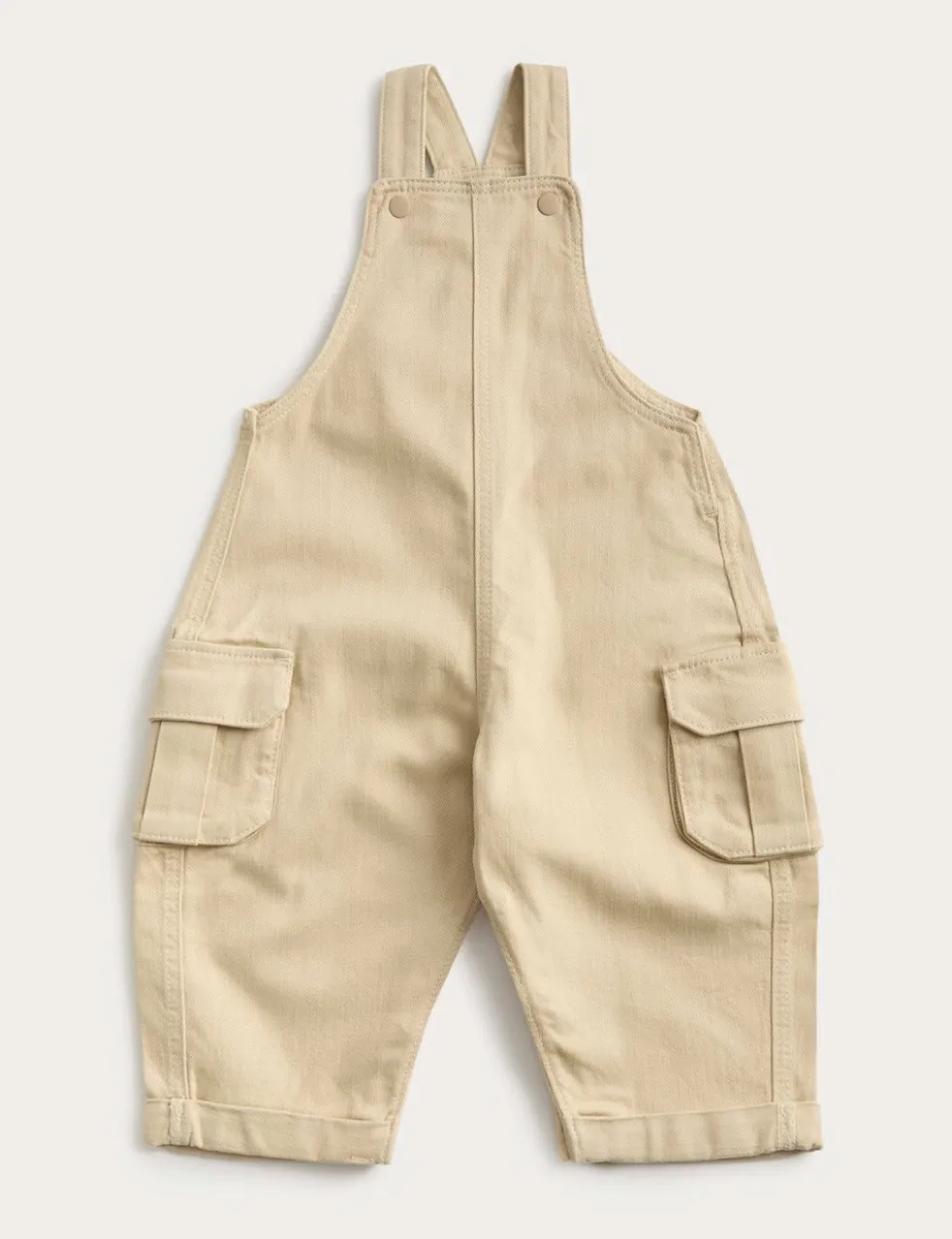 Cotton Rich Twill Dungarees (0-3 Yrs)