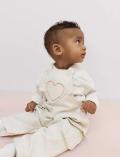 Cotton Rich Twill Dungarees (0-3 Yrs)