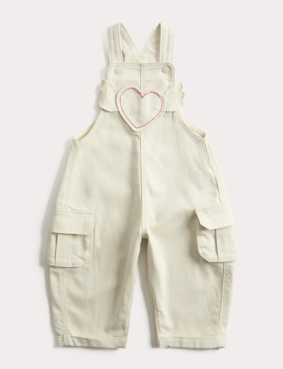Cotton Rich Twill Dungarees (0-3 Yrs)