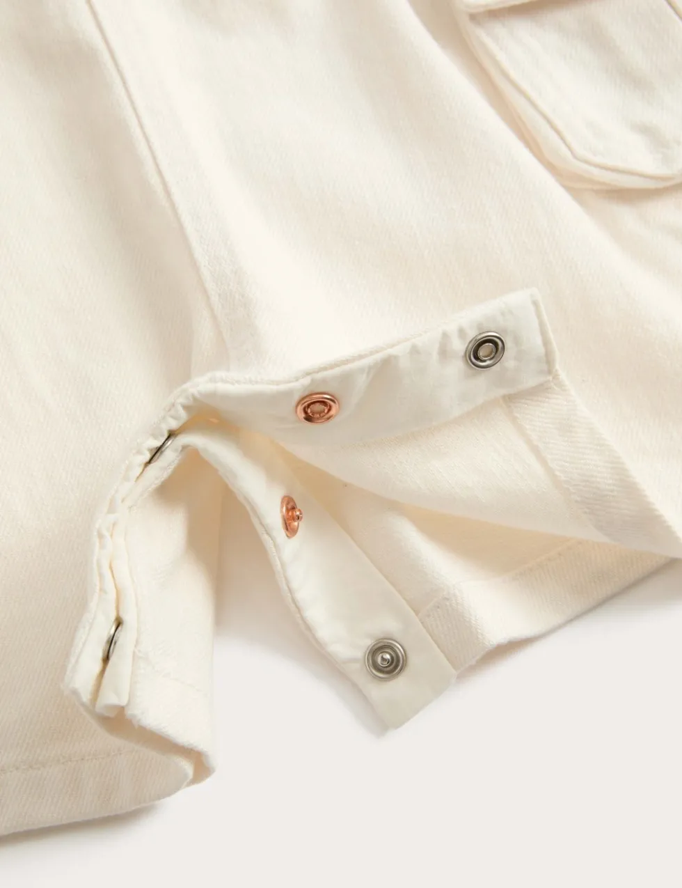 Cotton Rich Twill Popcorn Bibshorts (0-3 Yrs)