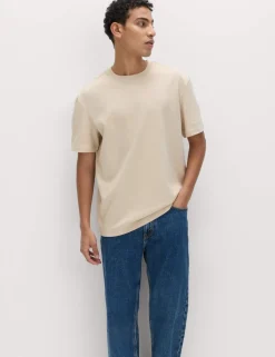 Cotton Rich Ultimate Performance Striped T-Shirt