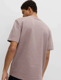 Cotton Rich Ultimate Performance Striped T-Shirt