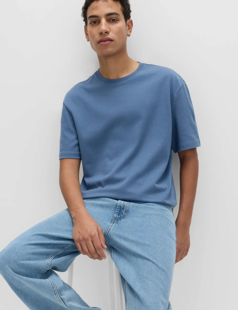 Cotton Rich Ultimate Performance Striped T-Shirt