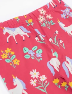 Cotton Rich Unicorn & Floral Leggings (2-10 Yrs)