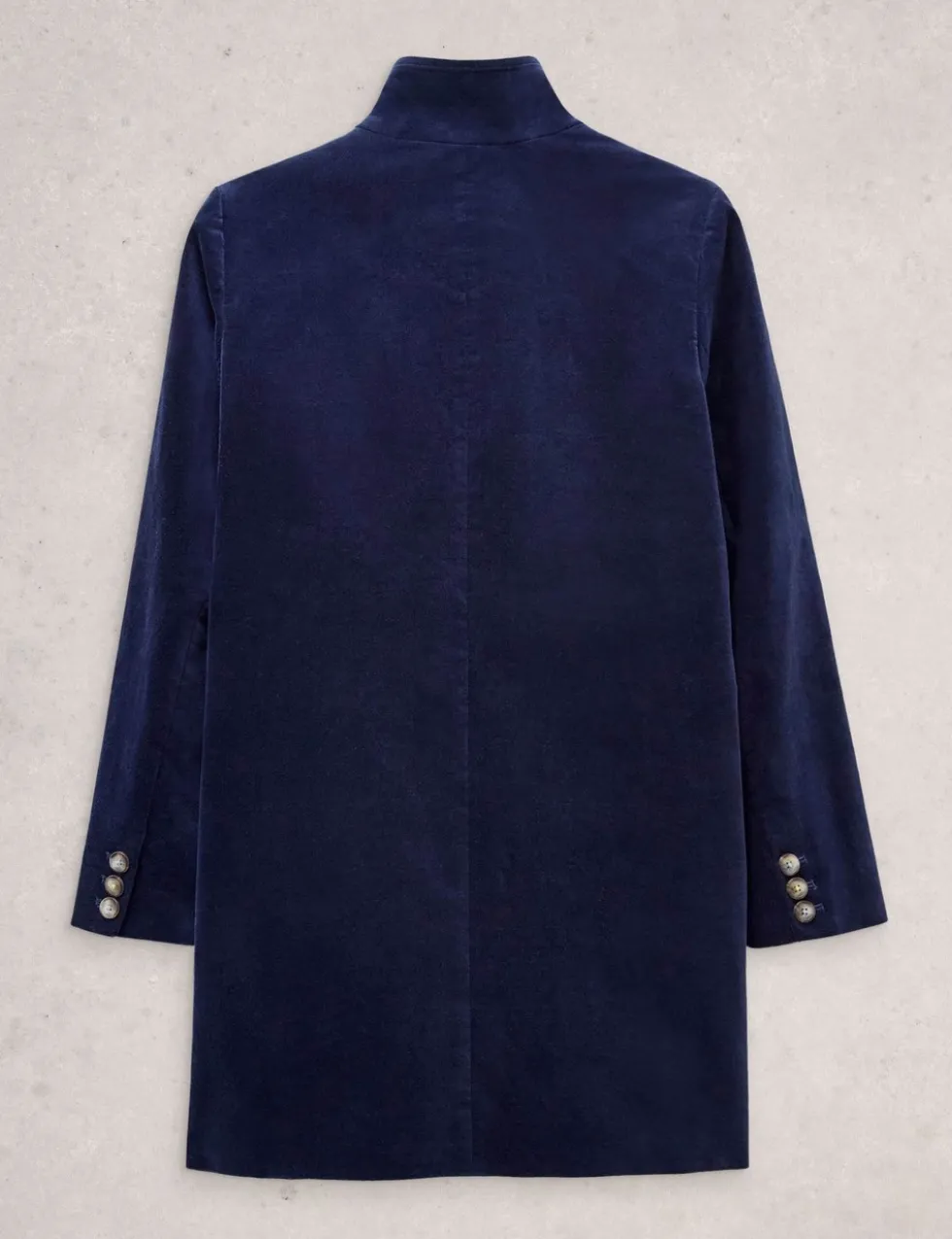 Cotton Rich Velvet Overcoat